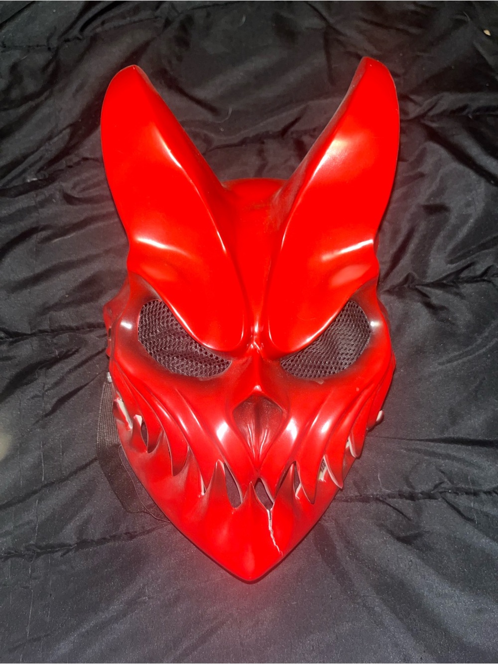 Slaughter to prevail Red Demon Bunny Mask - Bold Scary Costume Mask